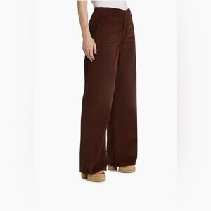 Re/Done cord trousers dark chocolate